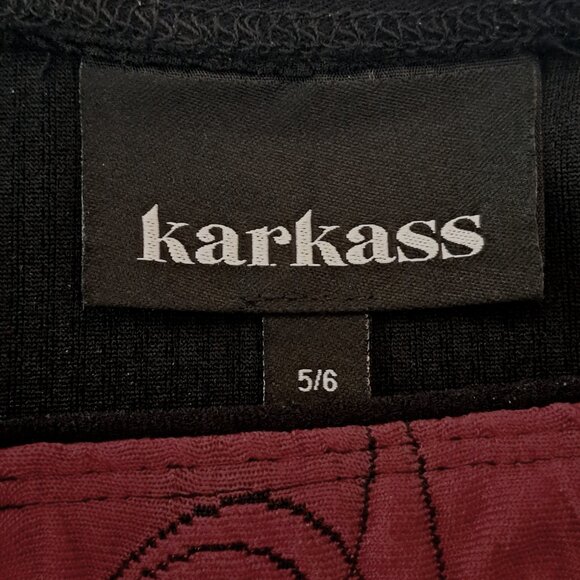 KARKASS Designer CAMI TOP CORSET-LIKE Sz 5/6 or +/- S/M ART to WEAR made CANADA - Picture 7 of 9